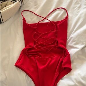 Red bodysuit- medium